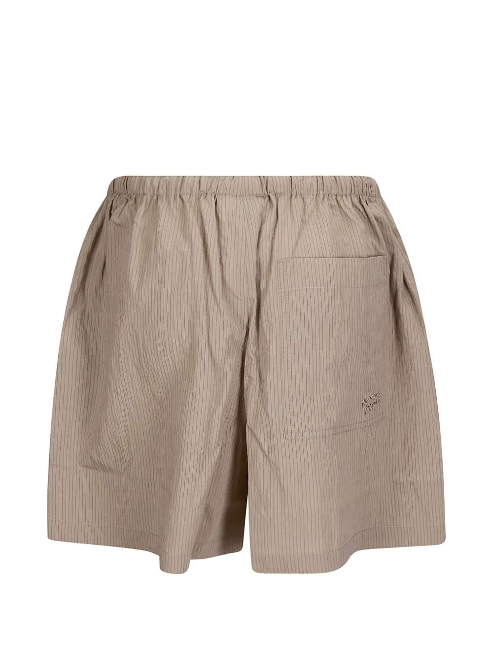 Maison Kitsuné Elastische shorts Beige