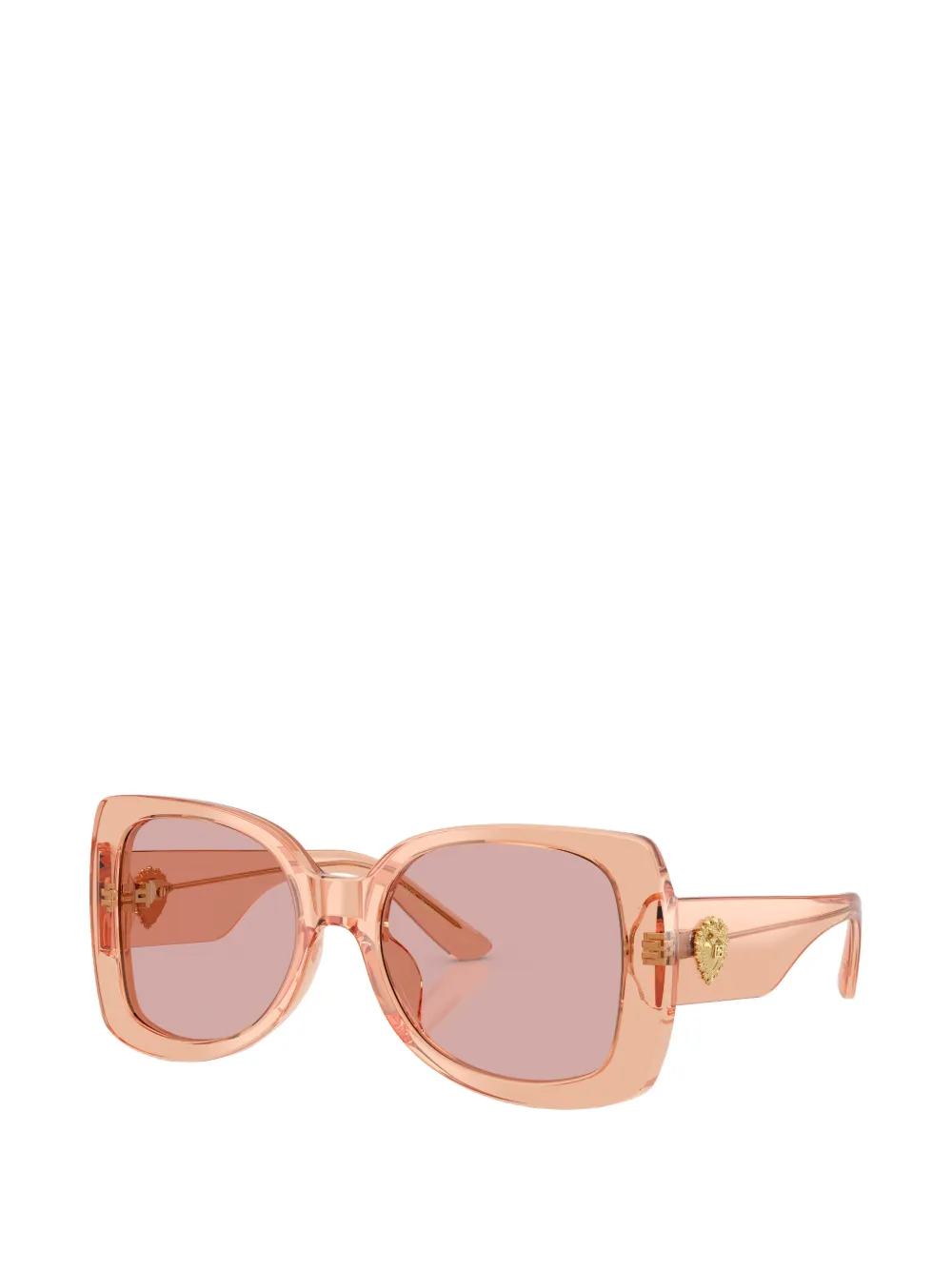 Dolce & Gabbana Eyewear Zonnebril met vierkant montuur Beige