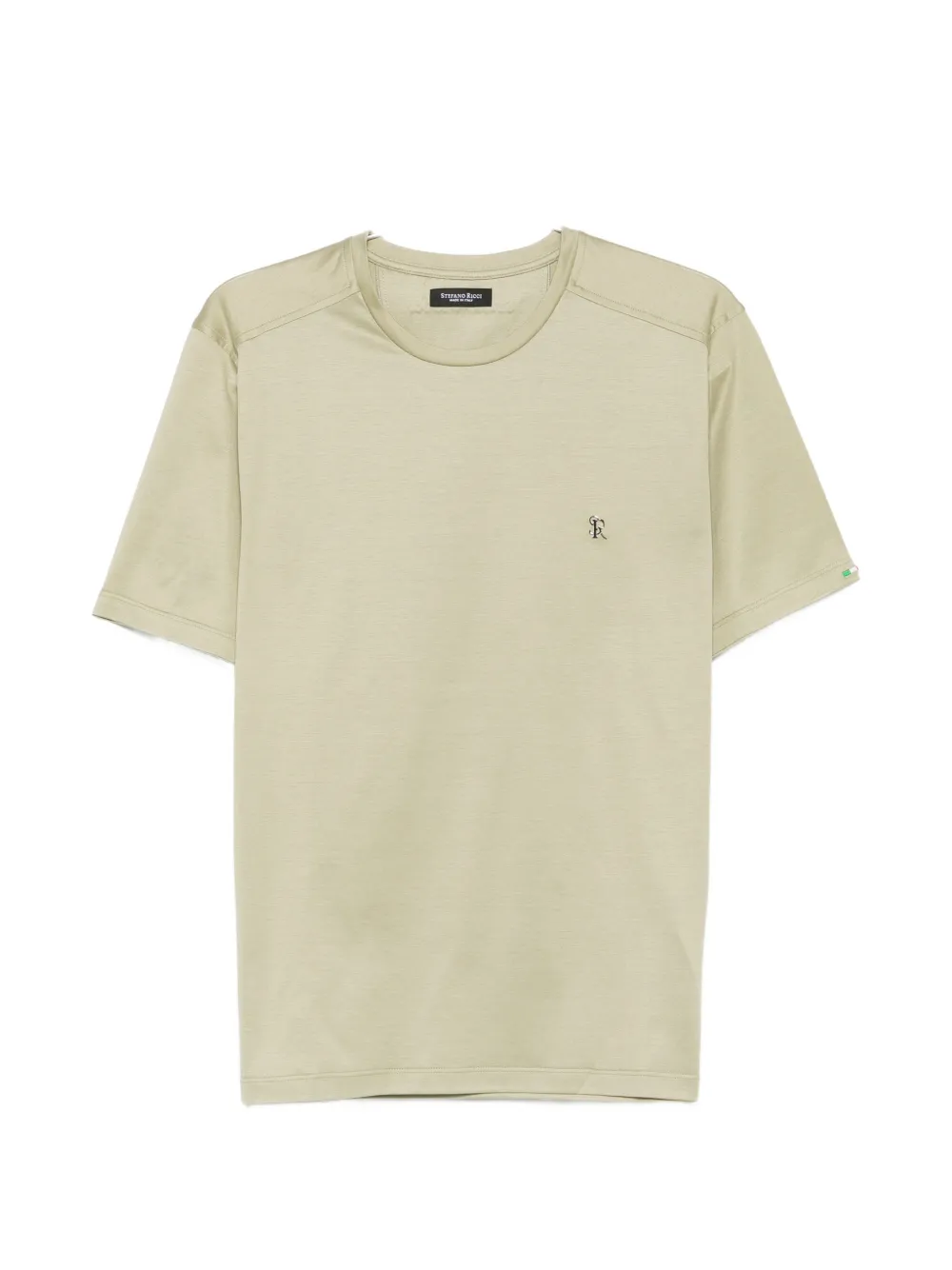 Stefano Ricci logo-detail T-shirt - Verde