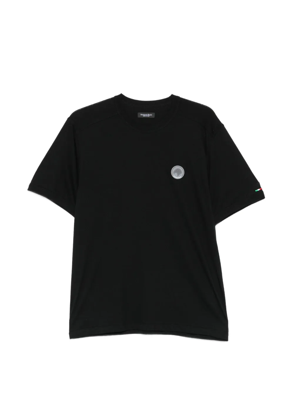 Stefano Ricci logo-patch T-shirt - Nero