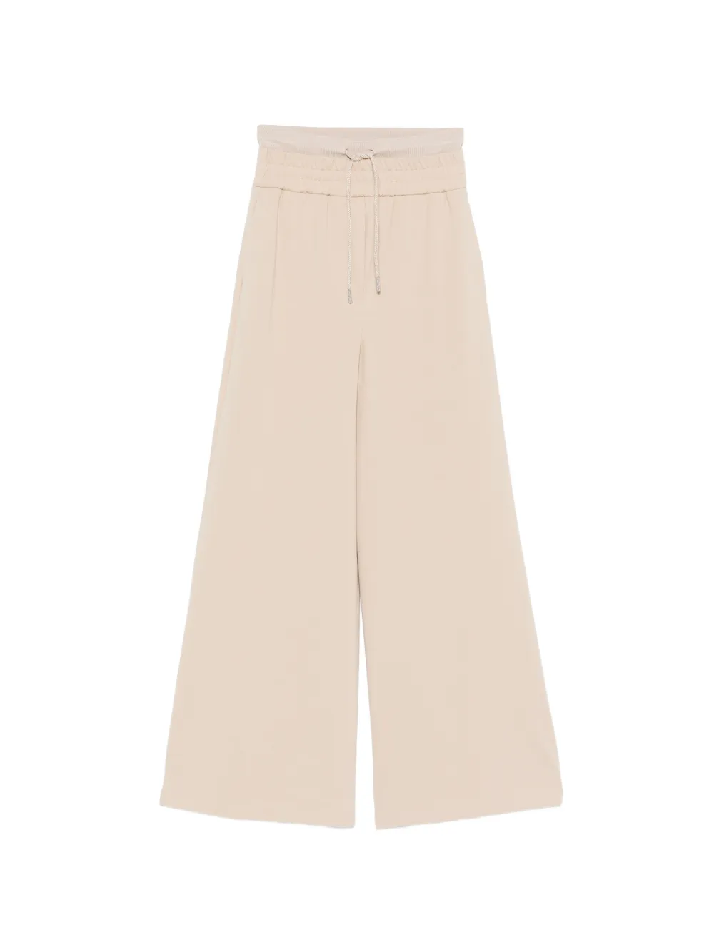 PANICALE drawstring wide-leg trousers - Toni neutri