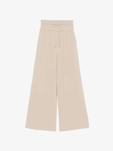 PANICALE pantalones anchos con cordones en la pretina