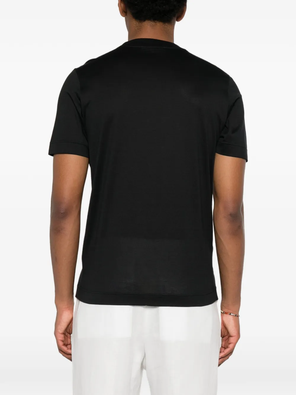 SAPIO T-shirt met ronde hals Zwart