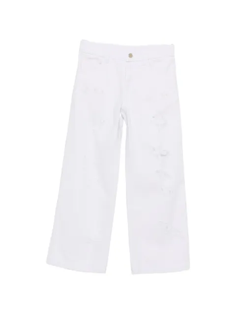 Miss Blumarine distressed-effect jeans