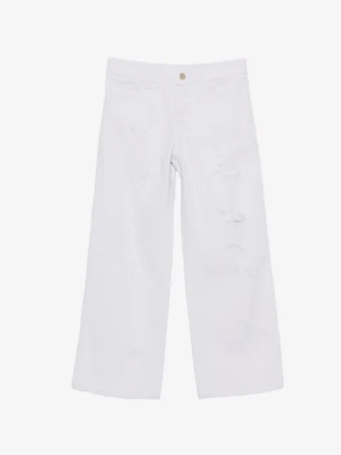 Miss Blumarine distressed-effect jeans