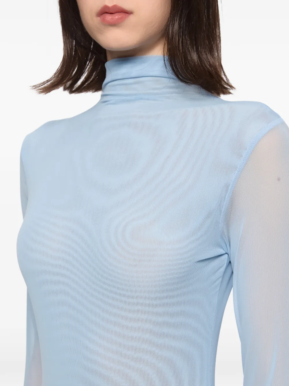 Atu Body Couture Body met hoge hals Blauw