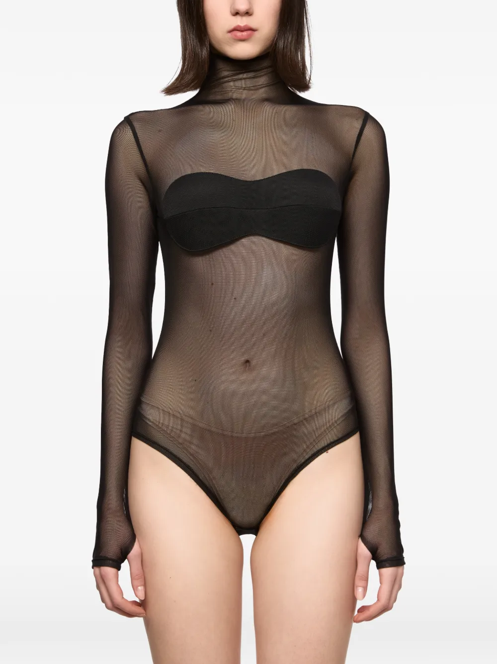 Atu Body Couture panelled body - Nero