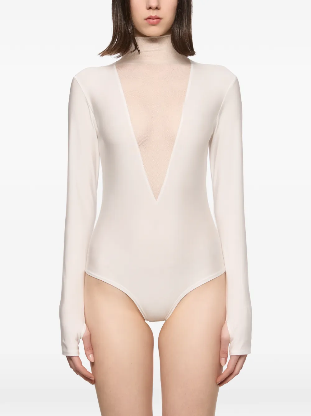 Atu Body Couture long-sleeve body - Toni neutri