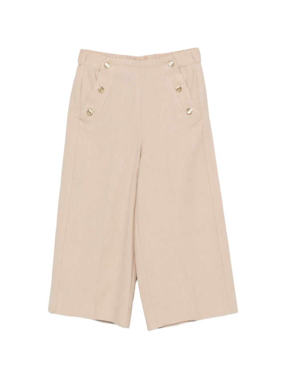 Emporio Armani Kids button-detail trousers - Nude