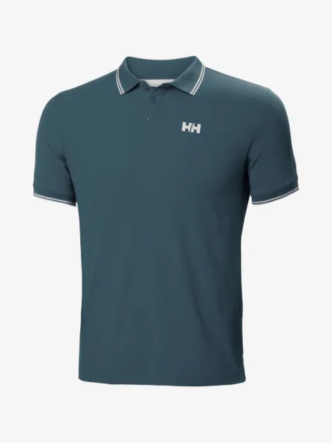 Helly Hansen playera tipo polo con logo estampado