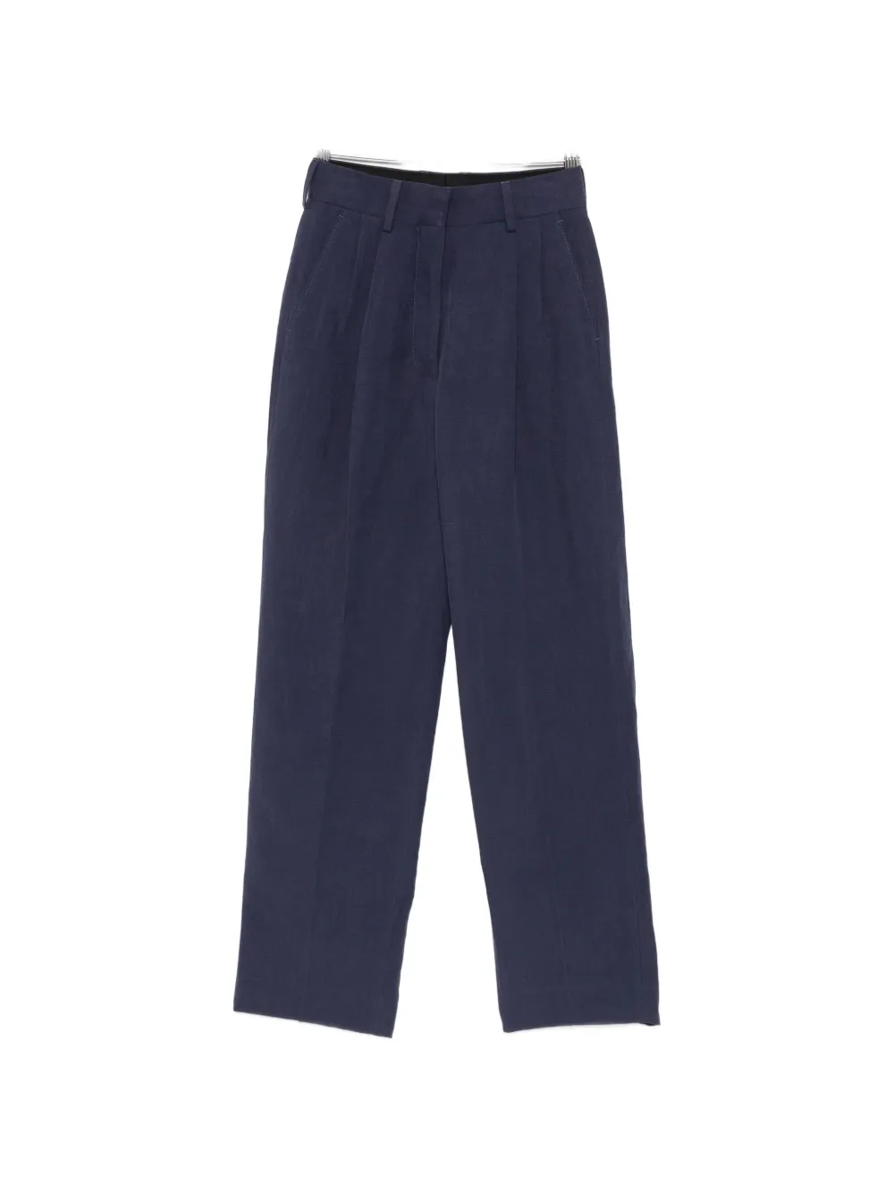 Blazé Milano Savannah pleated straight-leg trousers - Blu
