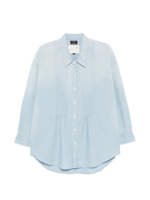 R13 pleated chambray shirt