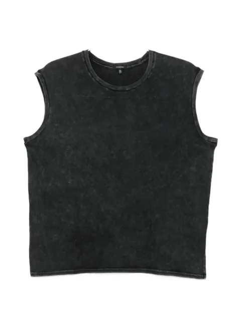 R13 acid-wash sleeveless tank top