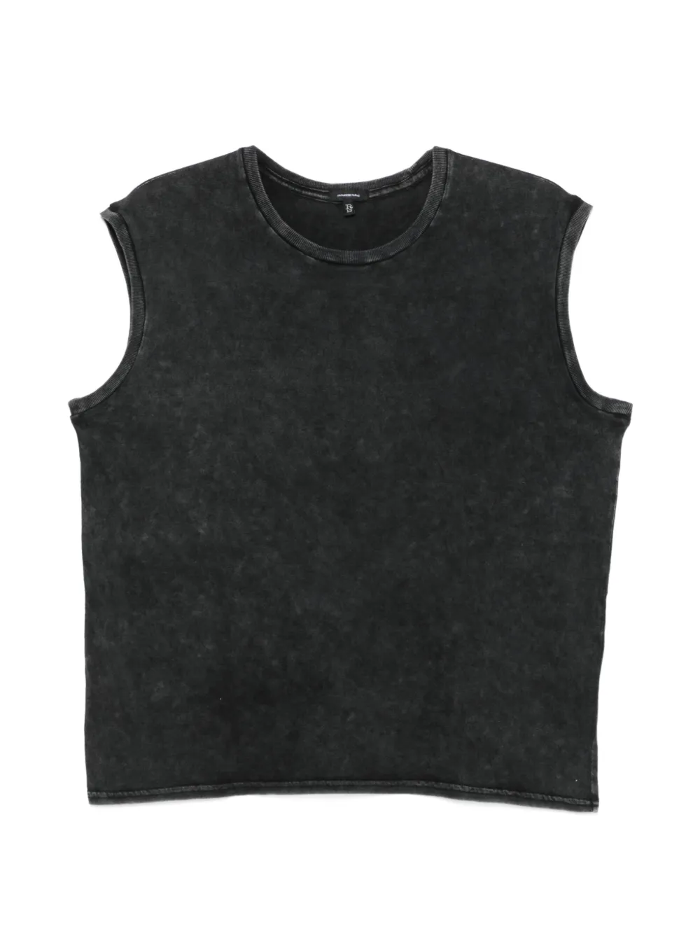 R13 acid-wash sleeveless tank top - Grey