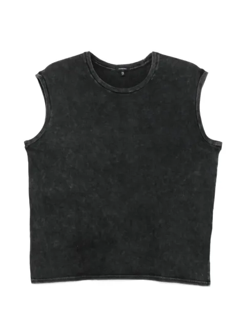 R13 acid-wash sleeveless tank top