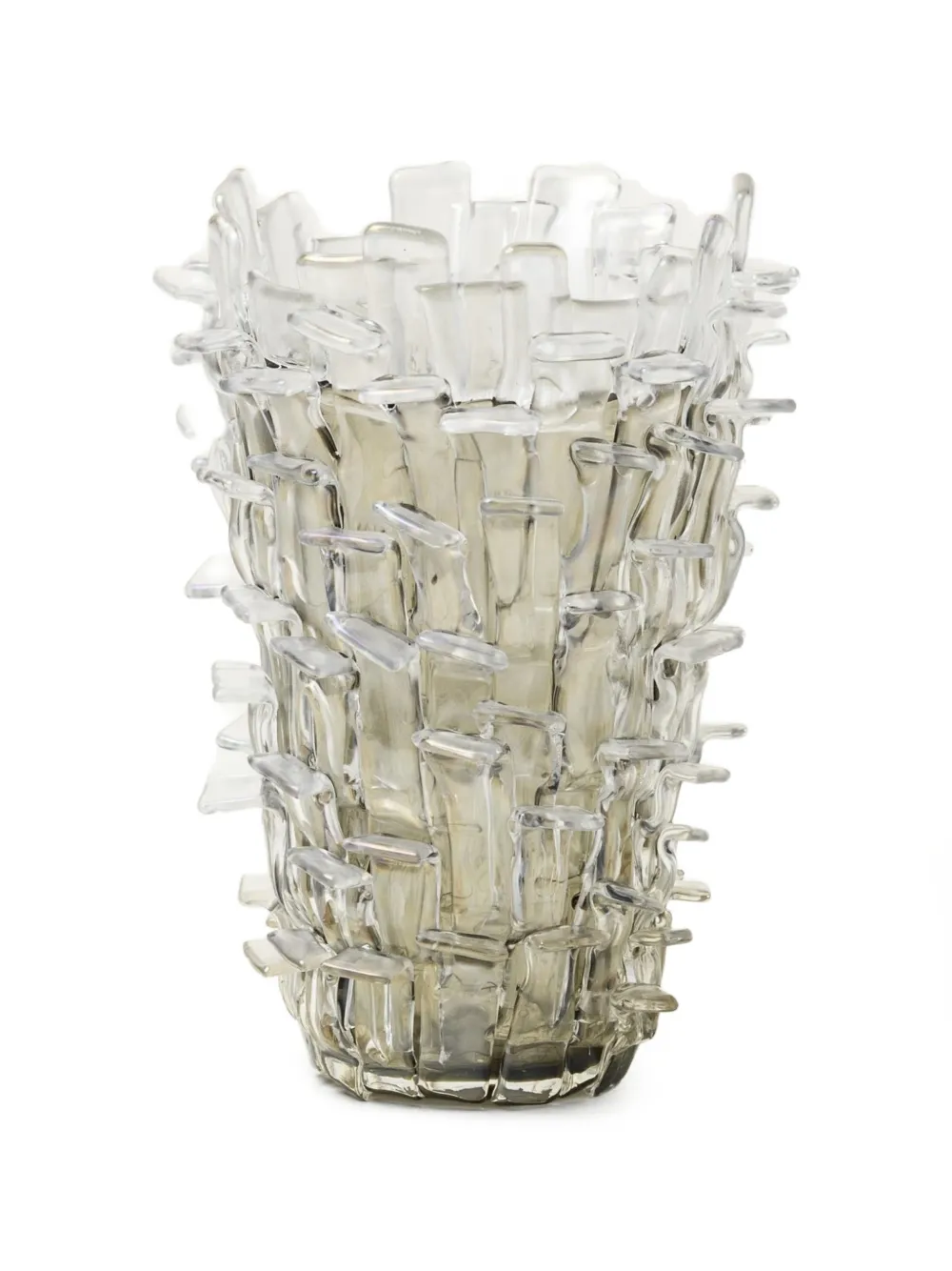 Venini Ritagli textured sculptural vase - Grau