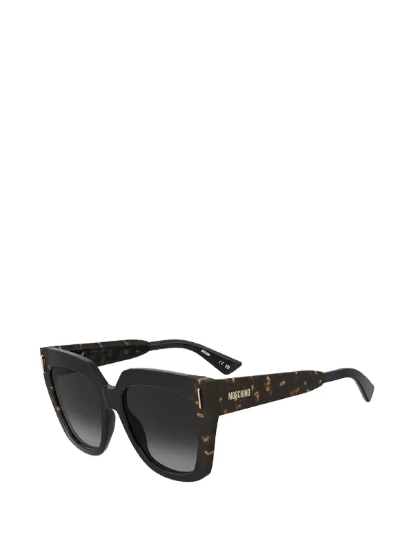 Moschino Black Tortoiseshell Frame Sunglasses Moschino 90s Vintage Sunglasses Oval Tortoise 3502s - Etsy main image 4