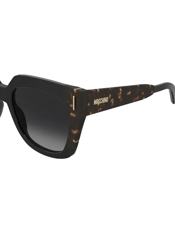 Moschino tortoiseshell-effect square-frame Sunglasses  display picture 2