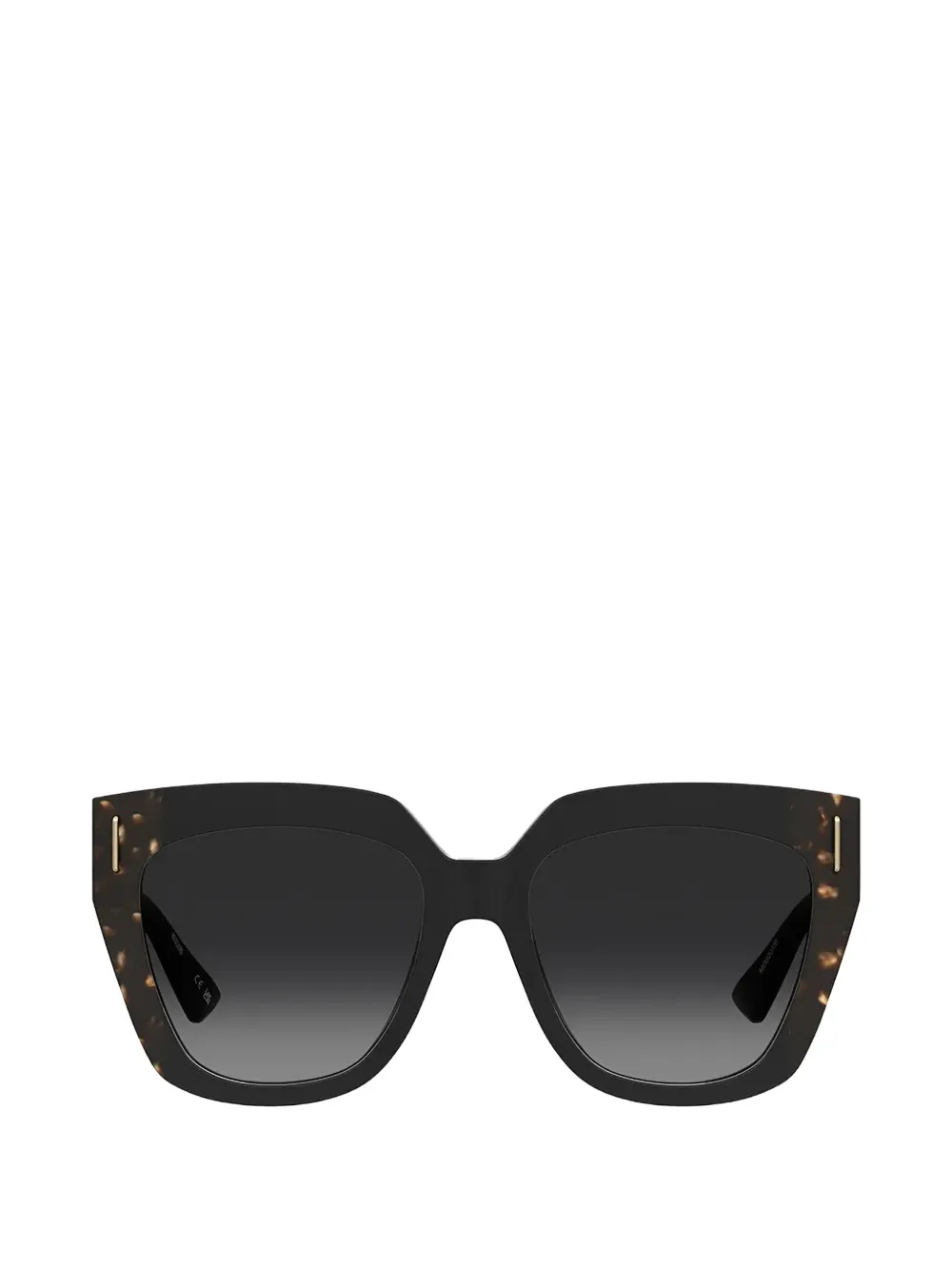Moschino tortoiseshell-effect square-frame sunglasses - Nero