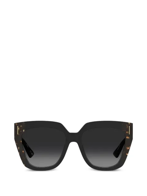 Moschino lentes de sol con armazón cuadrada estilo carey
