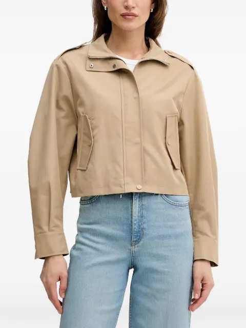 OUI cropped epaulette jacket