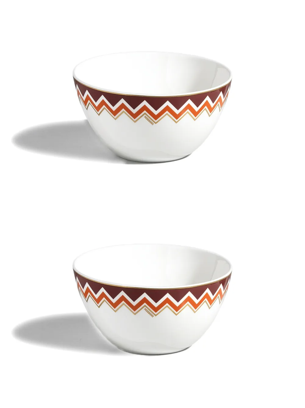 Missoni Home zigzag-print bowl - Bianco