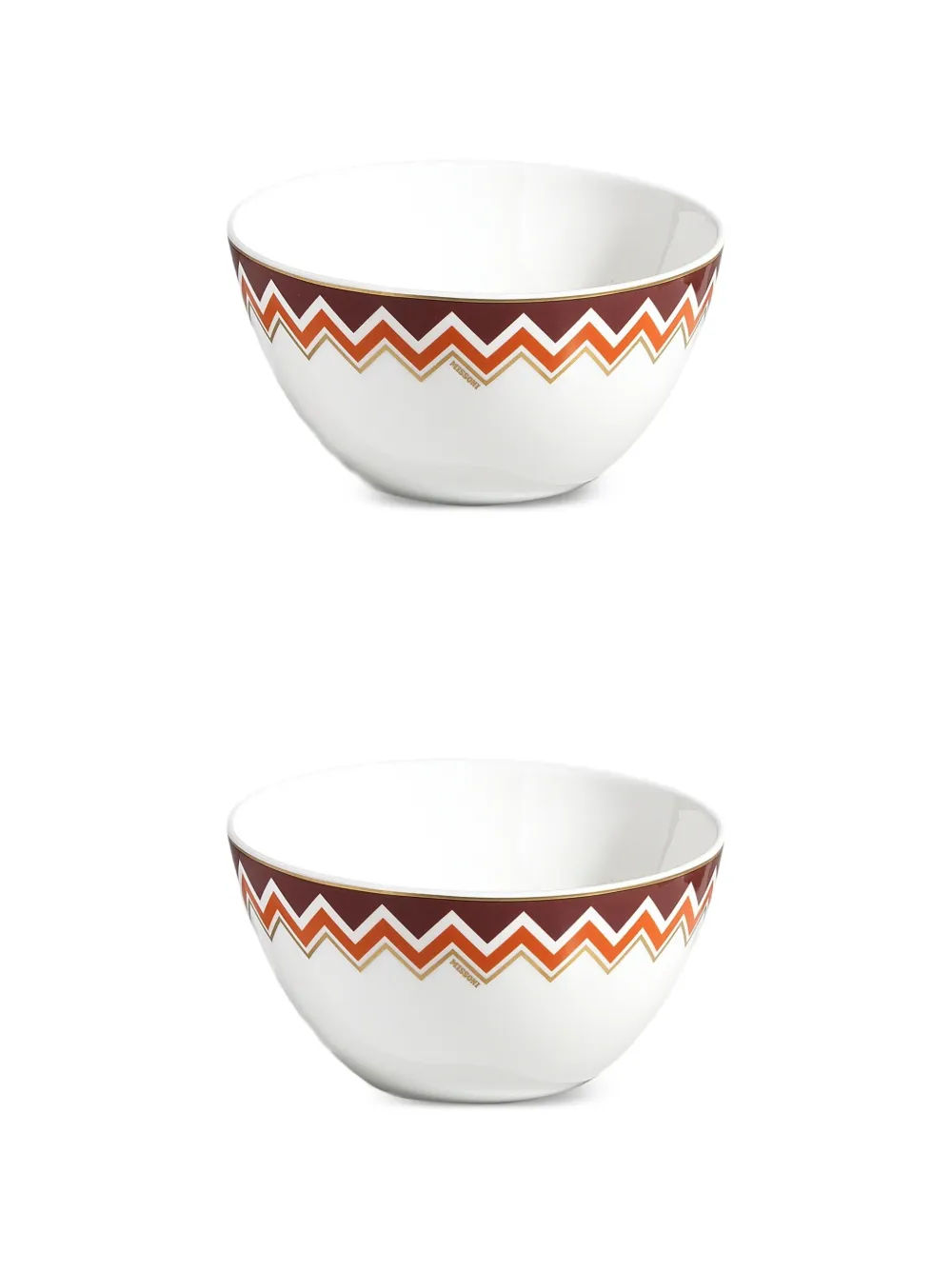 Missoni Home zigzag-print bowl - Bianco