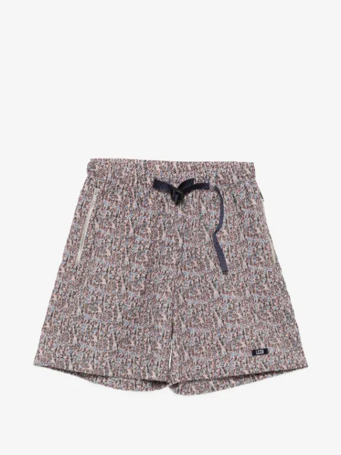 LC23 floral-print belt-strap shorts