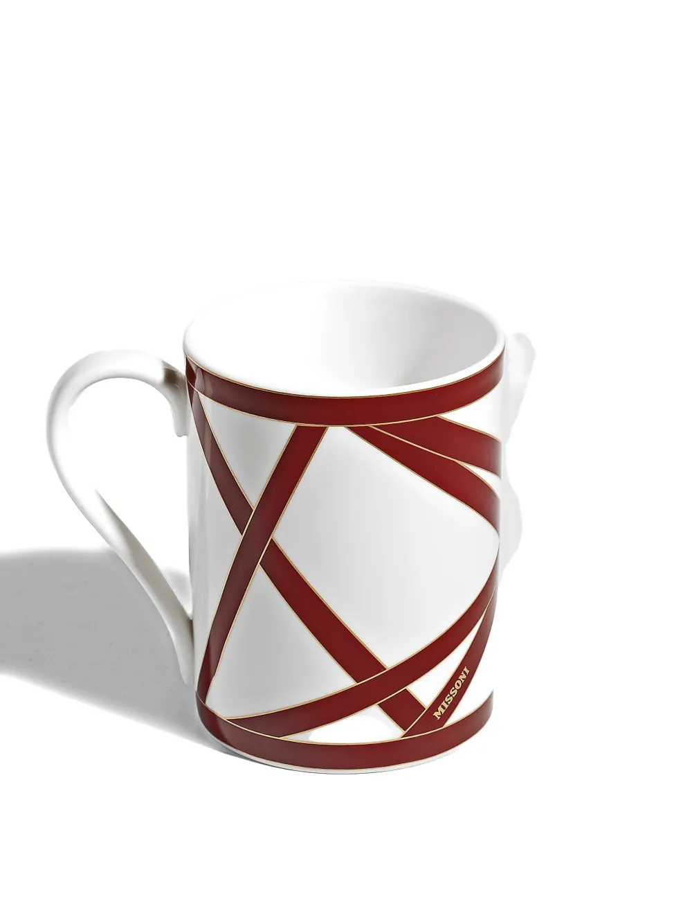Missoni Home Nastri geometric-print mug - Bianco