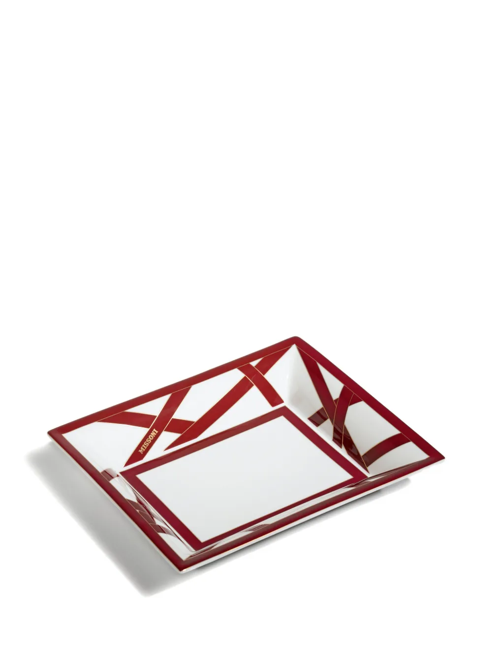 Missoni Home geometric-print tray - Bianco
