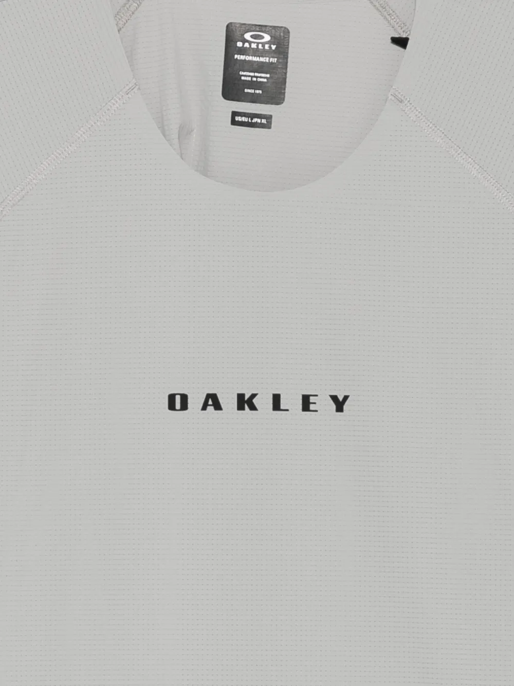 Oakley Seeker Whip T-shirt met raglan mouwen en logo-print Grijs