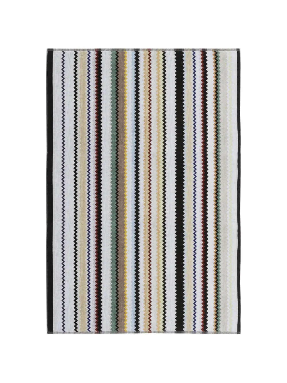 Missoni Home Best zigzag-knit beach towel - Bianco