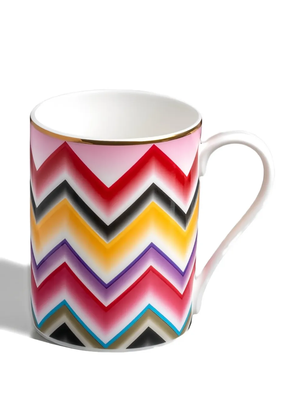 Missoni Home zigzag-print mug - Bianco