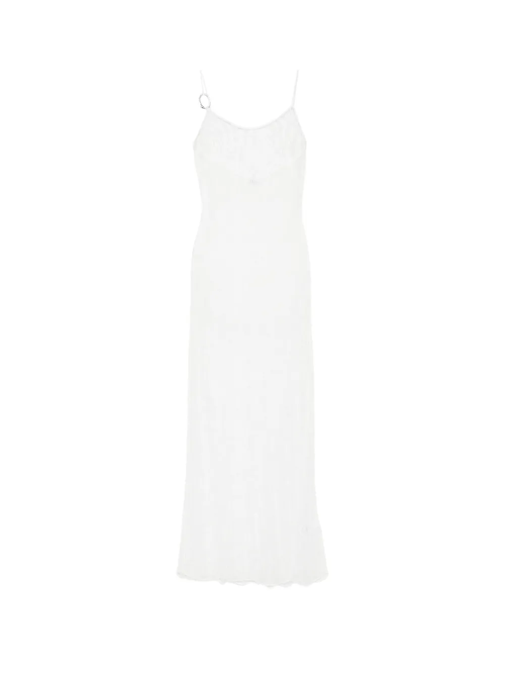 Oséree lace ring-detail maxi dress - Weiß