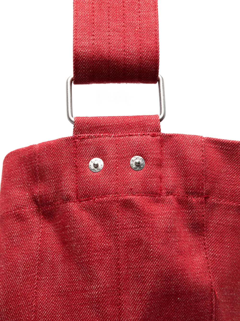 A.P.C. Journal shopper met verstelbaar bandje Rood