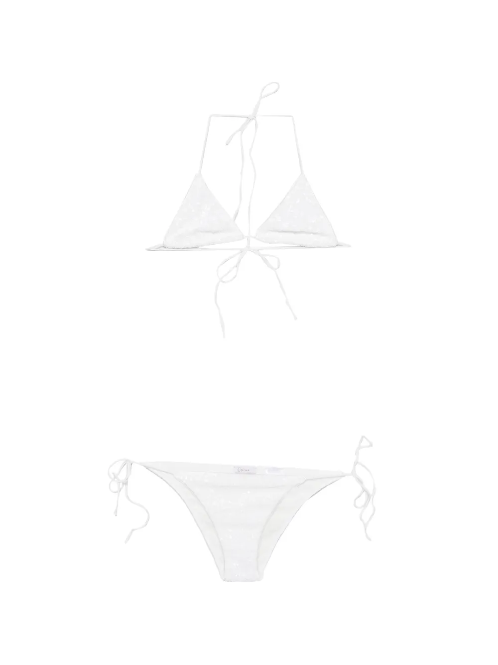 Oséree sequin-embellished bikini - Bianco