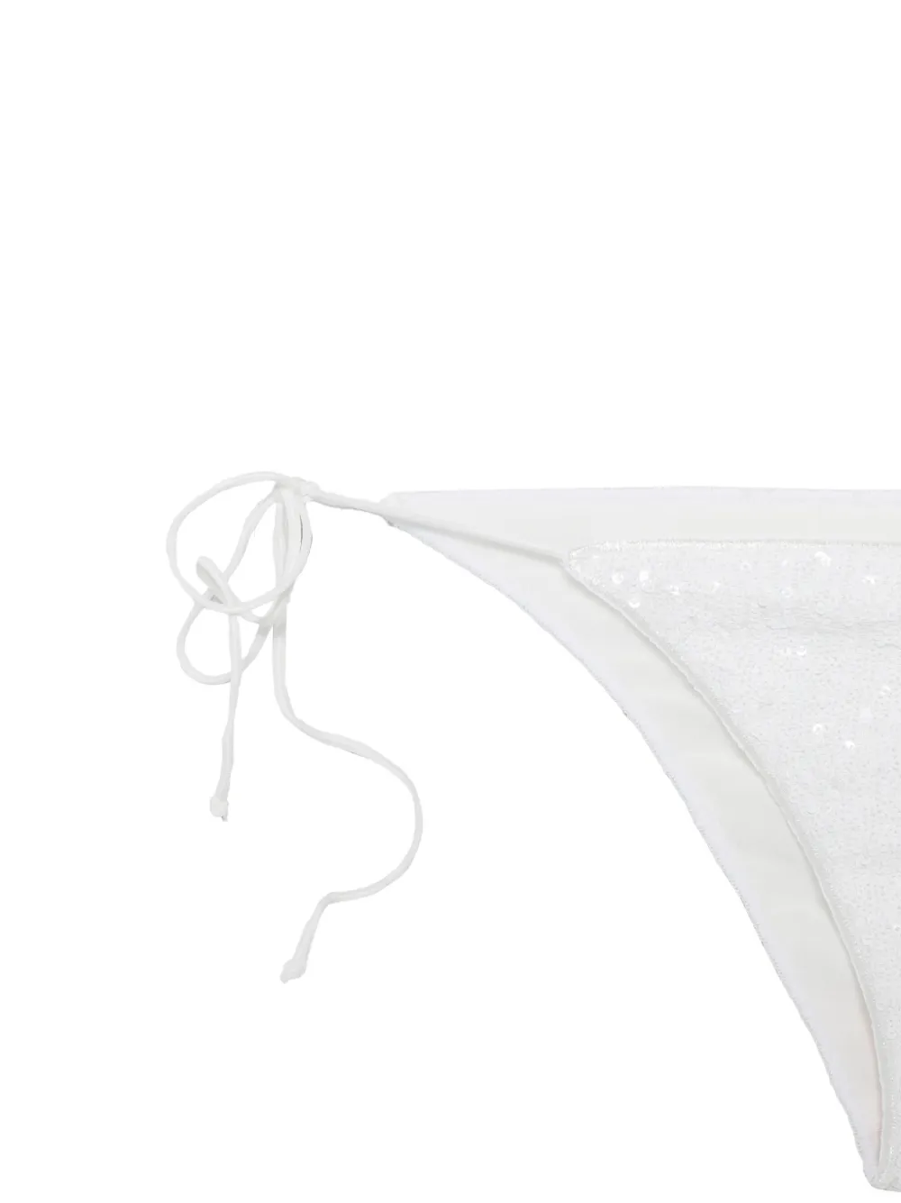 Oséree Bikini verfraaid met pailletten Wit