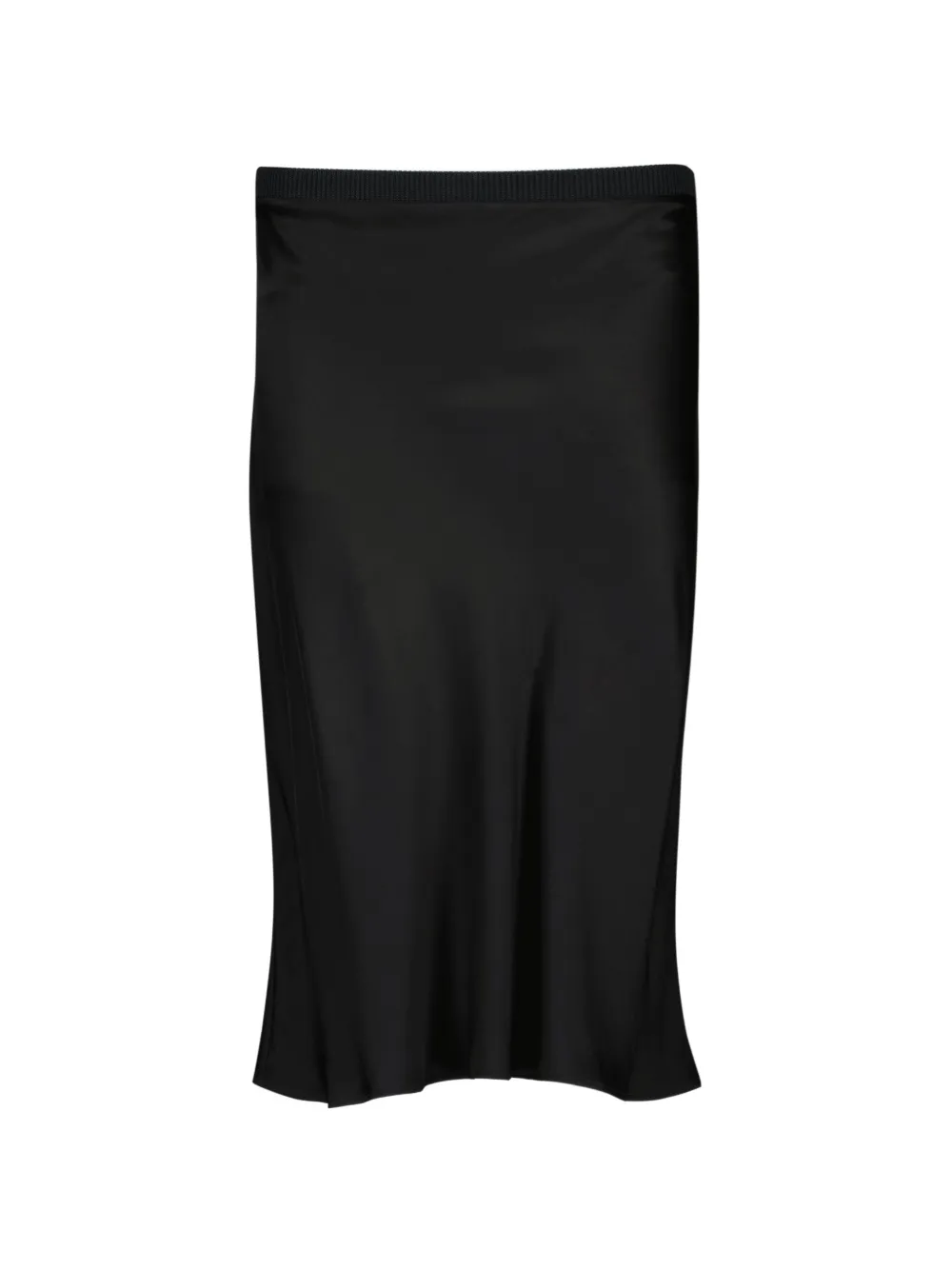 AMI Paris Ami de Coeur midi skirt - Nero