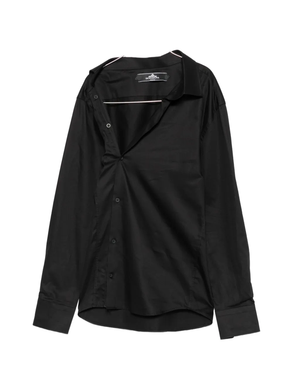 HODAKOVA asymmetric-design shirt - Nero