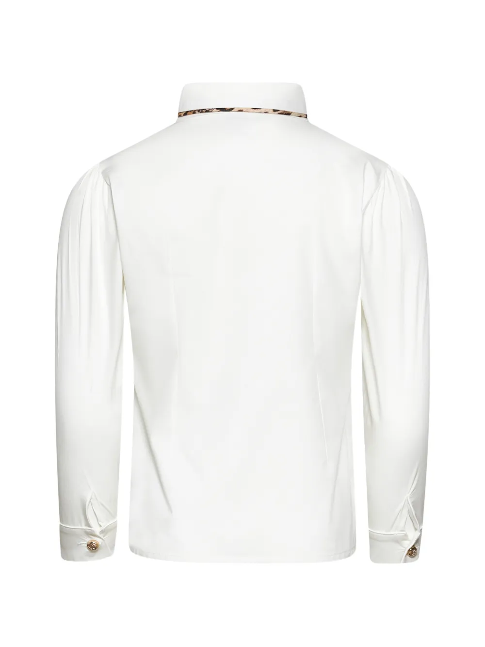 Roberto Cavalli Junior Shirt met patroon afwerking Wit