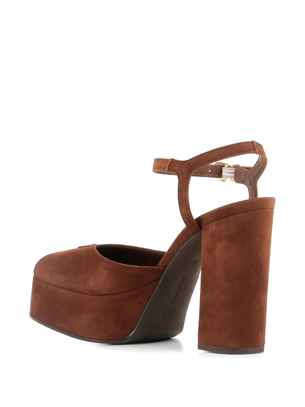 Sergio Levantesi suede platform sandals Bruin