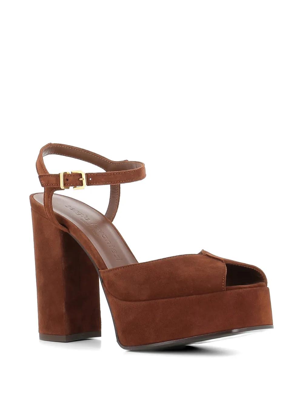 Sergio Levantesi suede platform sandals Bruin