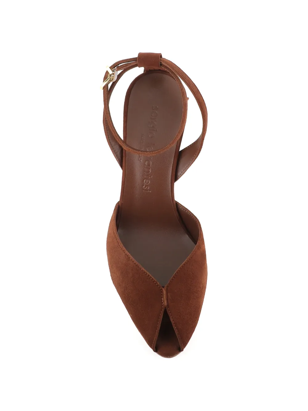Sergio Levantesi tassel-detail peep-toe sandals Bruin