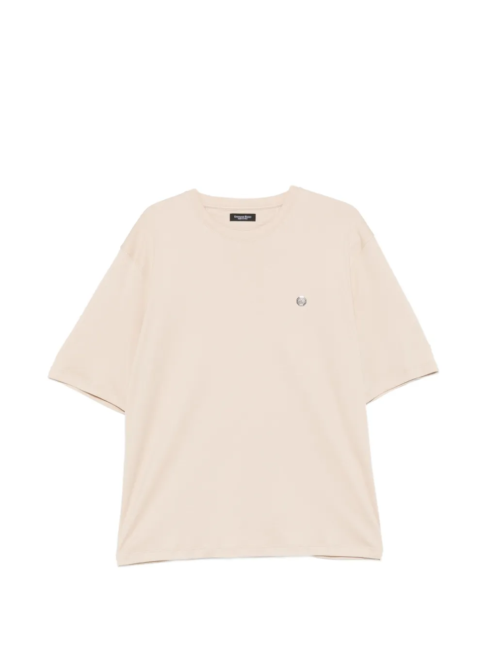 Stefano Ricci logo-plaque T-shirt - Toni neutri