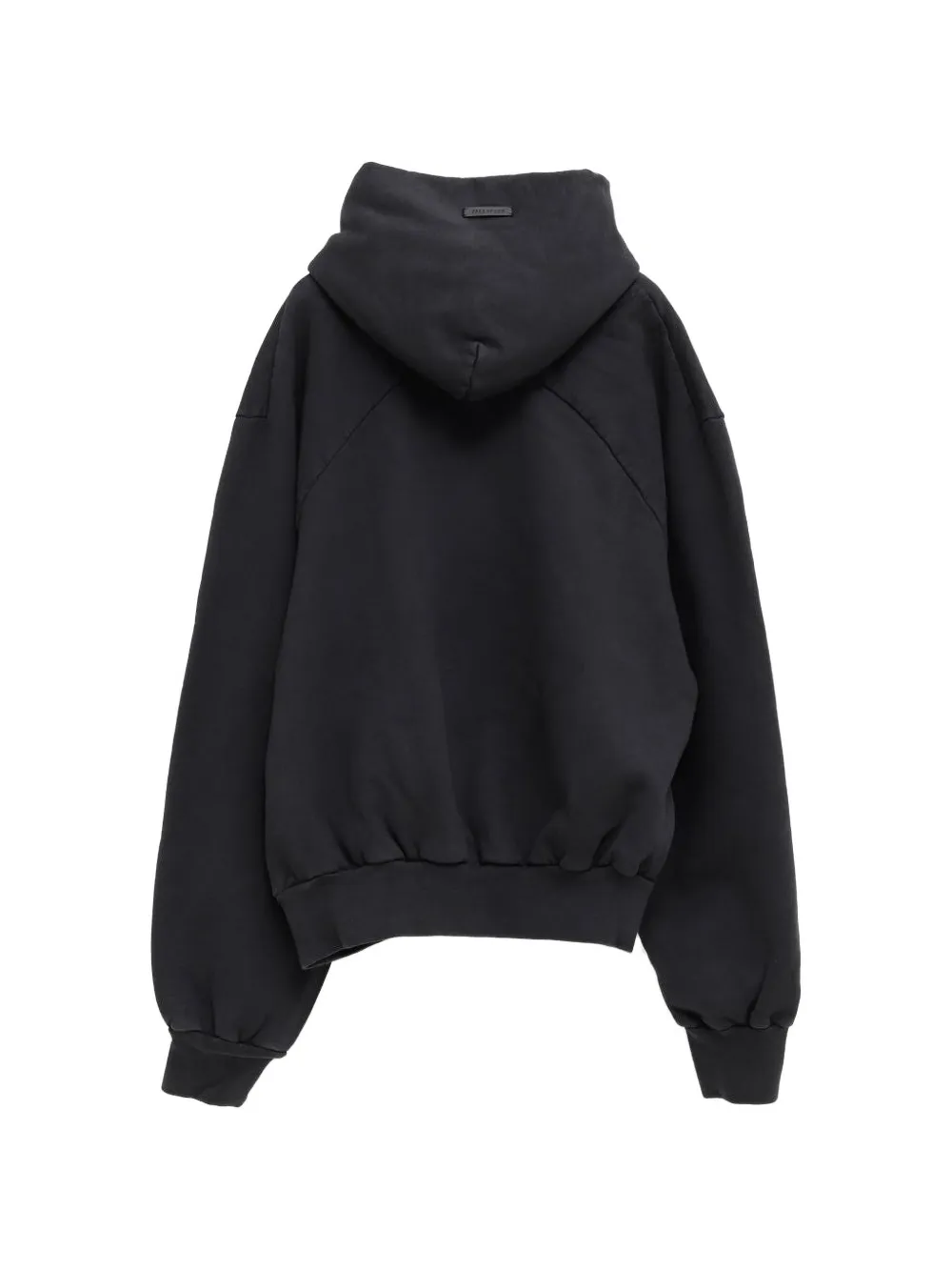Fear Of God Sunfaded Classic Half Raglan hoodie Zwart