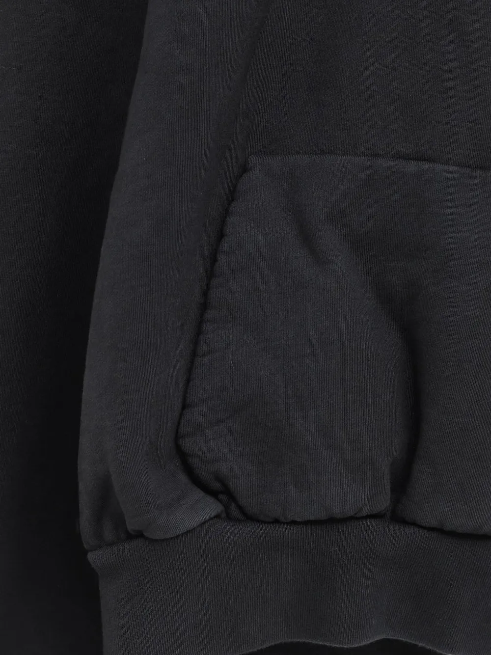 Fear Of God Sunfaded Classic Half Raglan hoodie Zwart