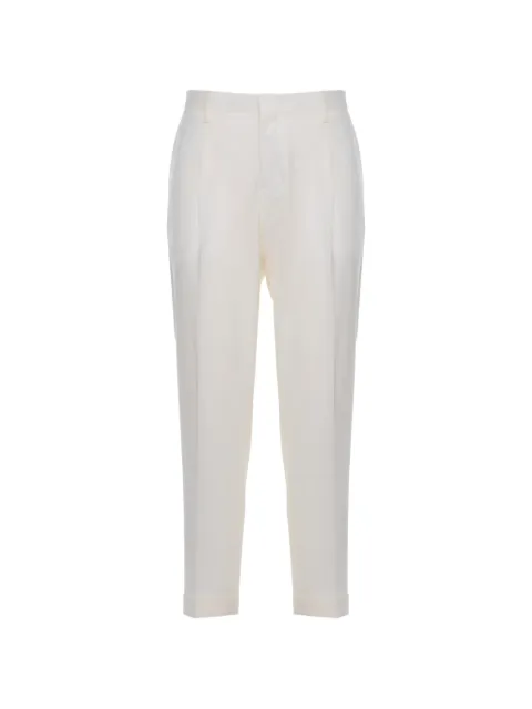 Briglia 1949 pleated turn-up trousers