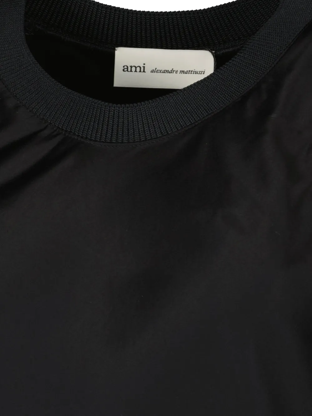 AMI Paris Tanktop met logo Zwart