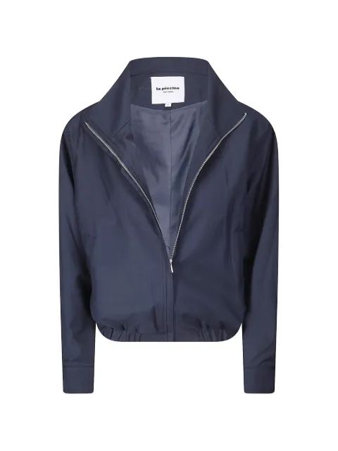 La Piscine zip-up elasticated-hem bomber and top set