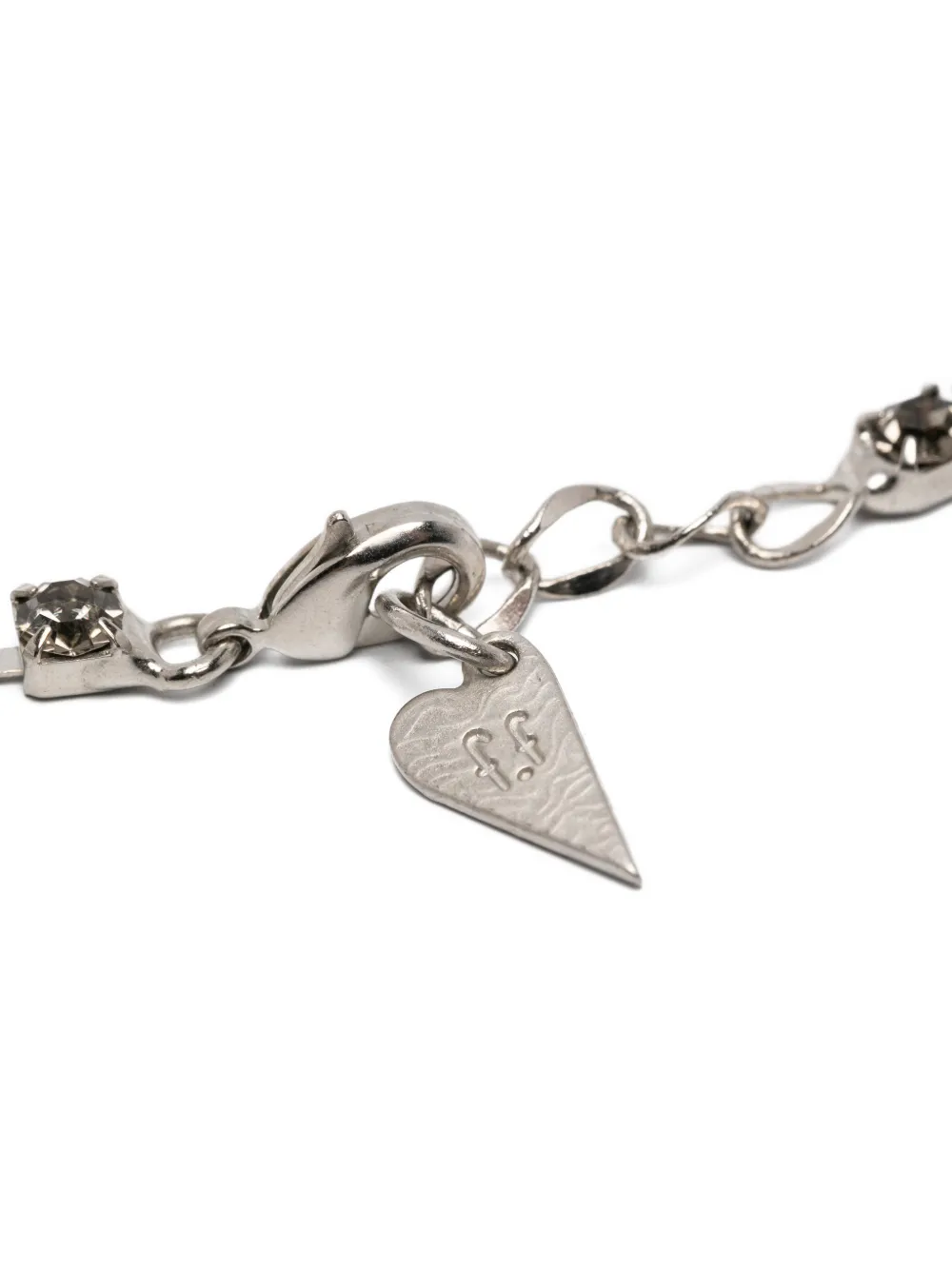  Forte Forte Collar Con Charm De Corazón - Plateado 